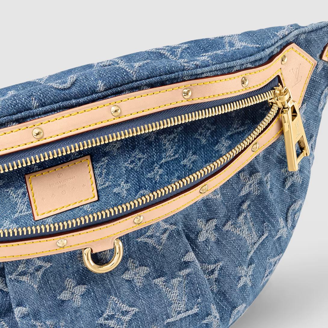 Túi Louis Vuitton High Rise Monogram Denim Nữ Xanh Dương